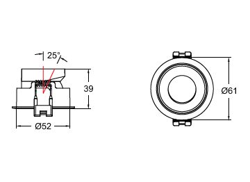 Dimension Drawing (without table) - RS378Z M43 D55 R-R AJ D M-WH PRO