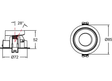 Dimension Drawing (without table) - RS378Z M55 D75 R-R AJ D G-TT PRO