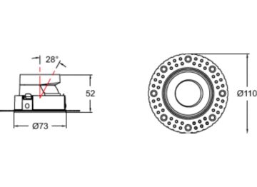 Dimension Drawing (without table) - RS378Z M55 D75 R-R AJ D TL G-TT PRO