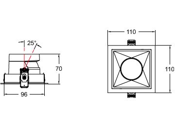 Dimension Drawing (without table) - RS378Z M70 D100 S-S AJ D M-WH PRO