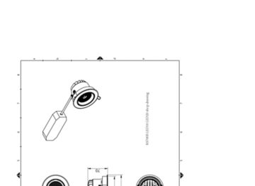 Dimension Drawing (without table) - RS700B LED10 830 PSU MB WH YM
