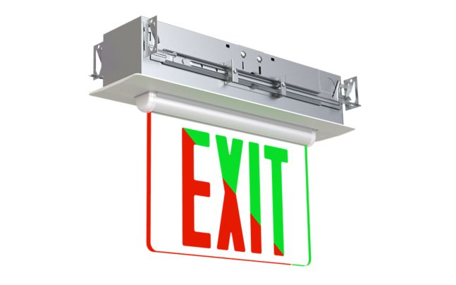 44R Series Edge-Lit LED Exit Sign