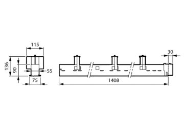 Dimension Drawing (without table) - RC532B 43S/940 DEIA W8L141 PCV
