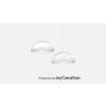 Riverstone Peblle Aqua Layered Fine E26 WH cable disk Satin WH