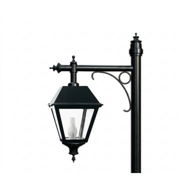 S26P Square Lantern LED 48 LED, Type V, 700mA, Clear Satin Globe 4000K