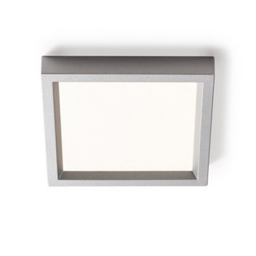 SlimSurface LED 4" square downlight, 90 CRI, 2700K, 650 lm,120/277V, 0-10V dimming, wet location, aluminum finish