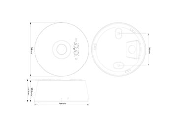 SES LSM1010 Occ PIR WH