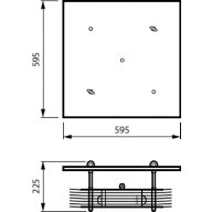 Dimension Drawing (without table) - SM355B 4xTUV PLS 9W HFM