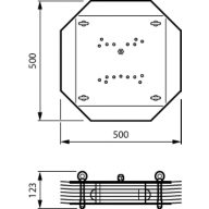 Dimension Drawing (without table) - SM355P 4x TUV PLS 9W HFM SM4