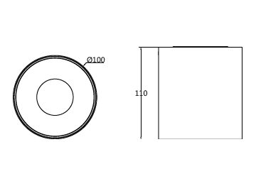 Dimension Drawing (without table) - SM378B R P13 940 PSU-E MB D100 G-TT PRO