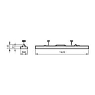 Dimension Drawing (without table) - SM970X 56S/840 DIA D/I MXO W19L152 WH
