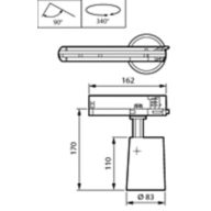 Dimension Drawing (without table) - ST210T 39S/830 WIA MB BK