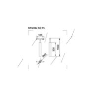 Dimension Drawing (without table) - ST298M Suspension 5W 930 36D