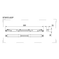 Dimension Drawing (without table) - ST298Z connector L Accessory TW