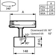 Dimension Drawing (without table) - ST332T 22S/PC930 PSU HMB FG BK482