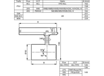 Dimension Drawing (without table) - ST333T 20S/PW930 PSU FPO12 WH481