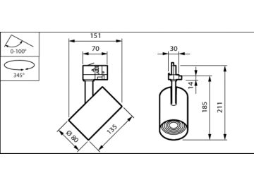 Dimension Drawing (without table) - ST715T 27S/PW930 PSD FPO36 WH