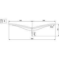 Dimension Drawing (without table) - JRB350 MBP-T 1400 60 RAL