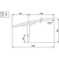 Dimension Drawing (without table) - JRB360 MBP-S 1100 60 RAL