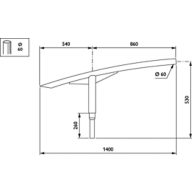Dimension Drawing (without table) - JRB360 MBP-S 900 60 RAL