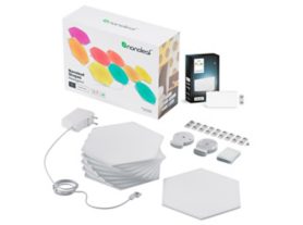 Wall panel hexagons starter set (9 panels) + Philips Hue wall light module