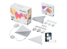 Wall panel triangle starter set (12 panels) + Philips Hue wall light module