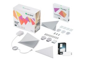 Wall panel triangle starter set (12 panels) + Philips Hue wall light module