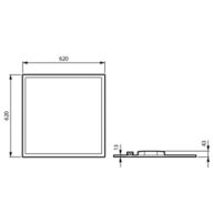 Dimension Drawing (without table) - RC332V 36S/940 WIA W62L62 MXO
