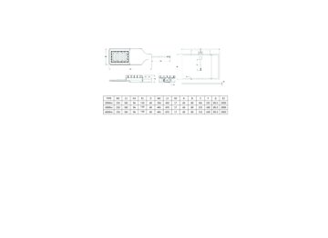 Dimension Drawing (without table) - BRP216 LED20/740 G2 Solar