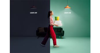 Exclusive SpaceSense™ light that turns on with movement