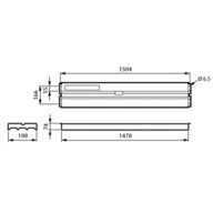 Dimension Drawing (without table) - BCS375 110S/840 PSD W20L148 WB-NB