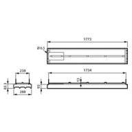 Dimension Drawing (without table) - BPS375 200S/840 PSD W29L177 WB IK08
