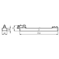 Dimension Drawing (without table) - SM504T 61S/830 DIA-VLC DA35W WH