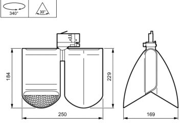 Dimension Drawing (without table) - ST762T 39S/830 DIA WH