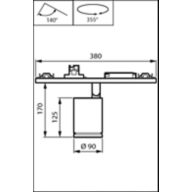 Dimension Drawing (without table) - ST770X 27S/FR DIA MB FG WH