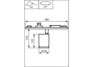 Dimension Drawing (without table) - ST770X 27S/FMT DIA MB FG WH