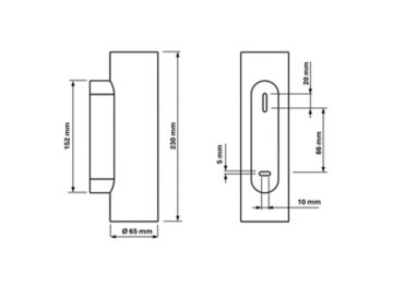 Dimension Drawing (without table) - TC65L2 8S/PW930 PSU HMB FG T102 BZ410