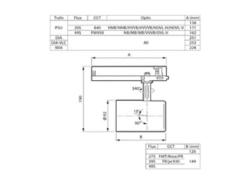 Dimension Drawing (without table) - TCAT90 27S/PW930 PSU MB T102 WH481
