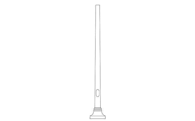 Contemporary Tapered Poles (TM6)