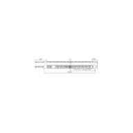 Dimension Drawing (without table) - LS170S LED9 TNW IP44 L5000 PRO