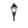 TownView LED Post Top with No Panels, 16 LED, 530 mA, 3000K, Type 2S