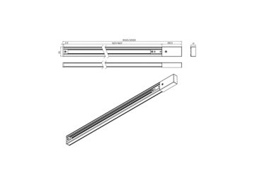 Dimension Drawing (without table)