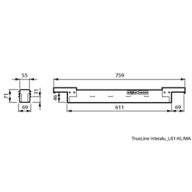 Dimension Drawing (without table) - RC536B 20S/930SRD W5L61KLIMA U4W3-M/F BK