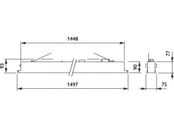 Dimension Drawing (without table) - RC531B 19S/930 DEIA W8L150 VPC IP