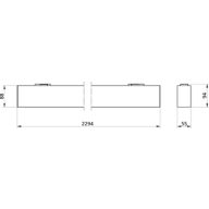 Dimension Drawing (without table) - SM530C 50S/940 SIA U4 L2290 BK
