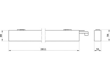 Dimension Drawing (without table) - SM530C 38S/940 DEIA LN L2810 ALU