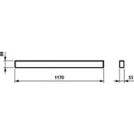 Dimension Drawing (without table) - SM531C 25S/TW9 SIA U4 L1170 ALU