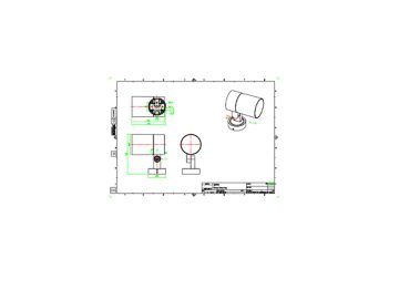 Dimension Drawing (without table) - BVP376 1LED 40K 24V 25 DMX 20W COB