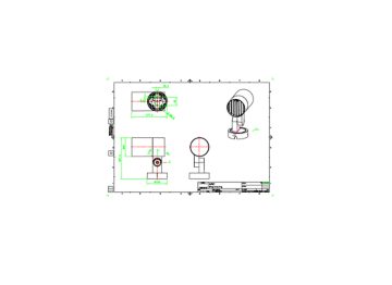Dimension Drawing (without table) - BVP377 1LED 40K 24V 15 30W COB
