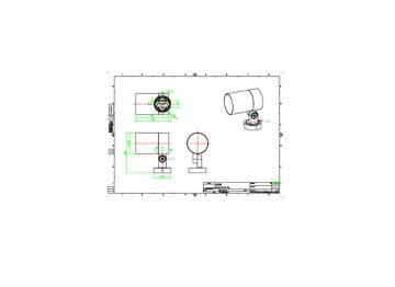 Dimension Drawing (without table) - BVP378 4LED 30K 220V 35 50W COB